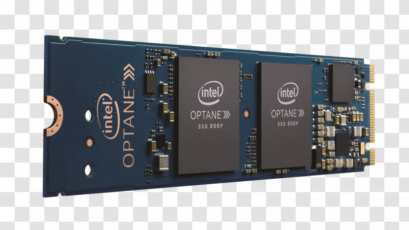 Intel Optane M.2 2280 Solid-state Drive 3D XPoint - Flash Memory Transparent PNG