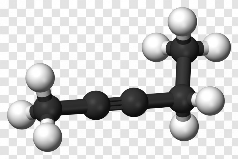 1-Pentyne 2-Pentyne Ball-and-stick Model Alkyne Methylacetylene - Ballandstick - Skeletal Formula Transparent PNG