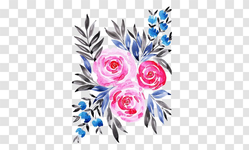 Bouquet Of Flowers Drawing - Flower - Rose Order Family Transparent PNG