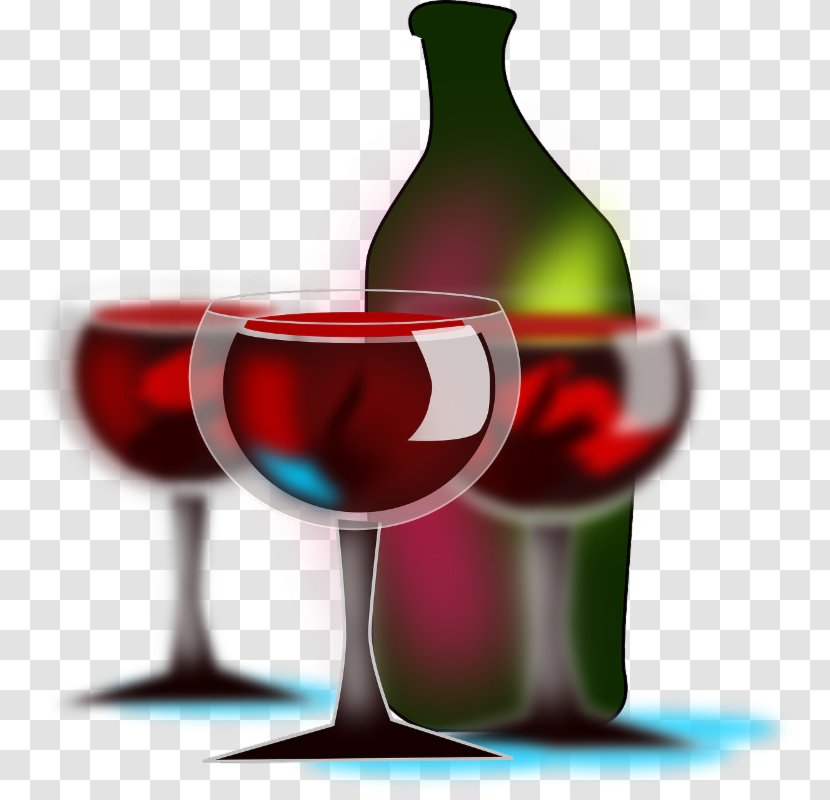 Red Wine Beaujolais Glass - Champagne Transparent PNG