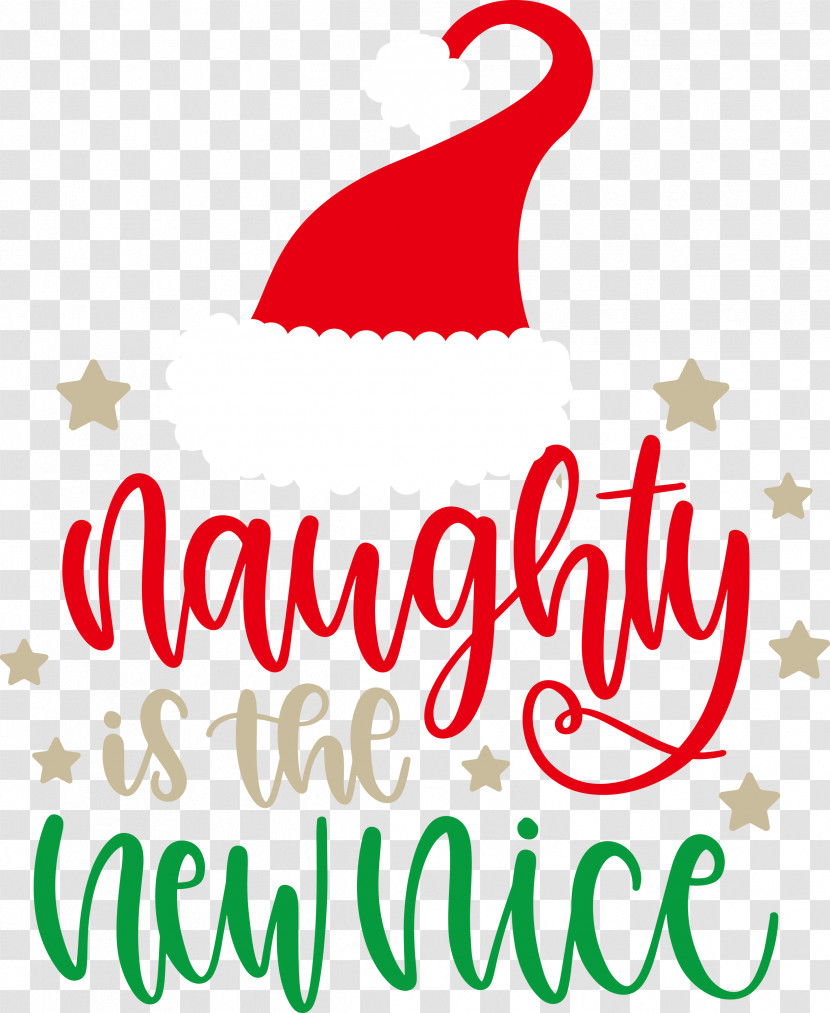 Naughty Is The New Nice Naughty Christmas Transparent PNG