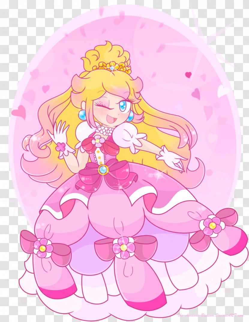 Princess Peach Daisy Mario Drawing DeviantArt - Frame Transparent PNG