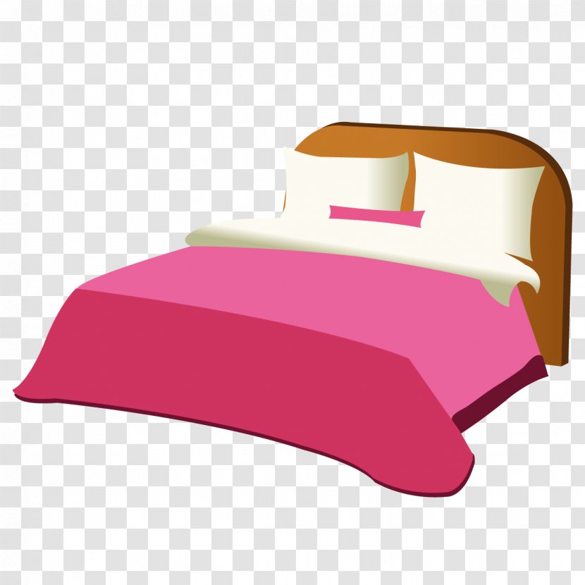 Euclidean Vector Three-dimensional Space Bed Clip Art - Drawing - Beautifully Beds Transparent PNG