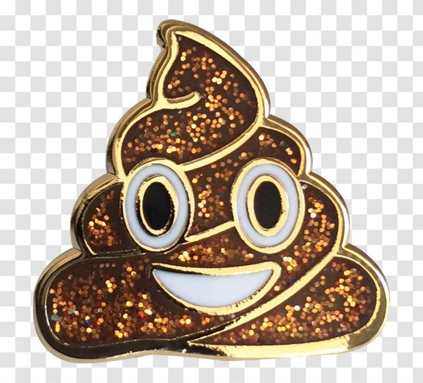 Pile Of Poo Emoji Jewellery Feces Lapel Pin Transparent PNG