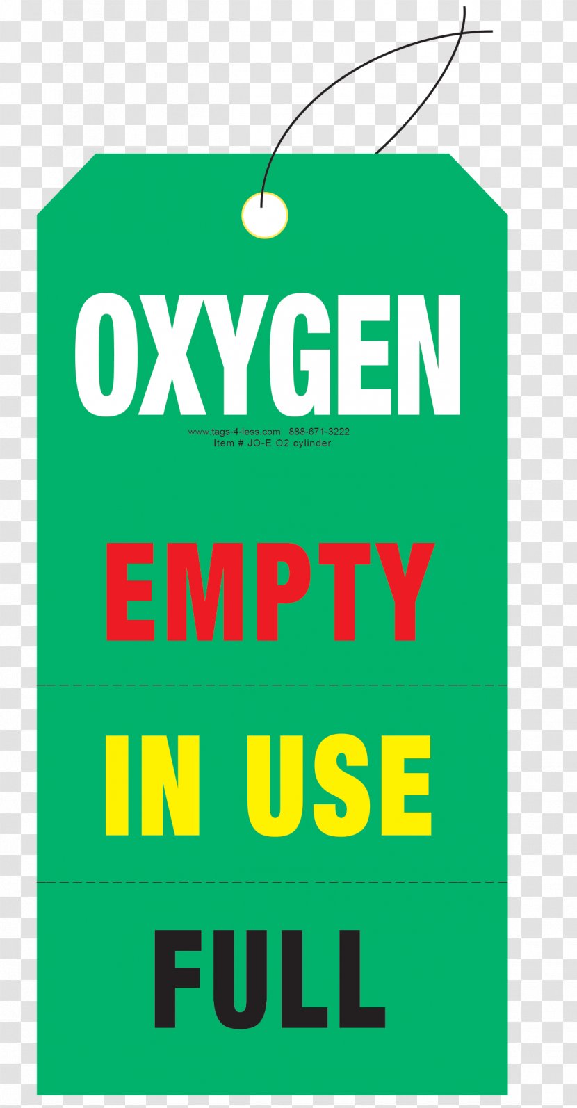 Oxygen Tank Gas Cylinder Line - Cardboard - Single Transparent PNG
