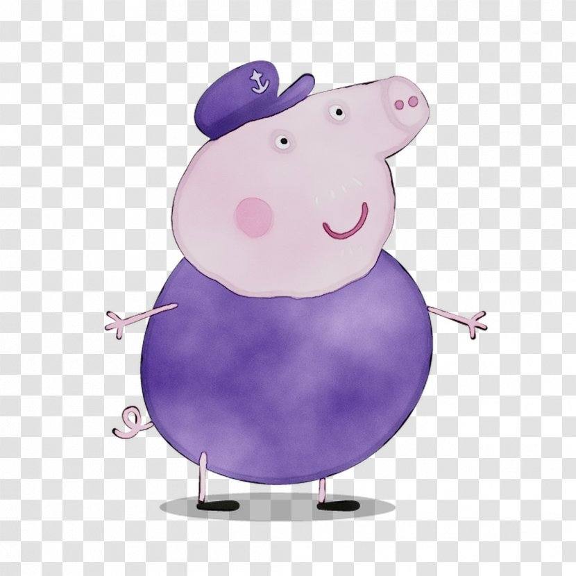 Pig Product Design Purple - Cartoon - Pink Transparent PNG