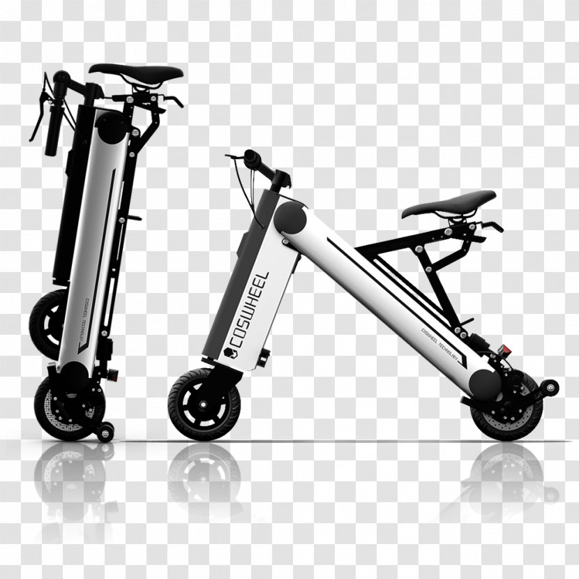 Electric Vehicle Car Scooter Bicycle Transparent PNG