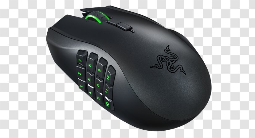 Computer Mouse Razer Naga Epic Chroma Massively Multiplayer Online Game Inc. - Component Transparent PNG