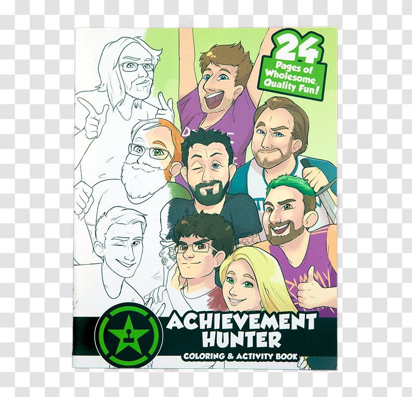 Minecraft Achievement Hunter Coloring Book Rooster Teeth - Angry Transparent PNG