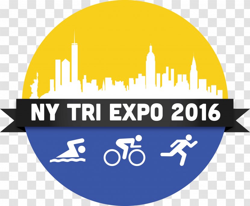 Triathlon Logo Rego Park Organization Cycling - Running - Yellow Transparent PNG