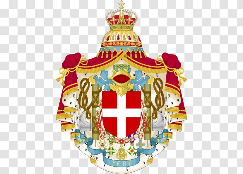 Kingdom Of Italy Sardinia Coat Arms Emblem - Silhouette Transparent PNG