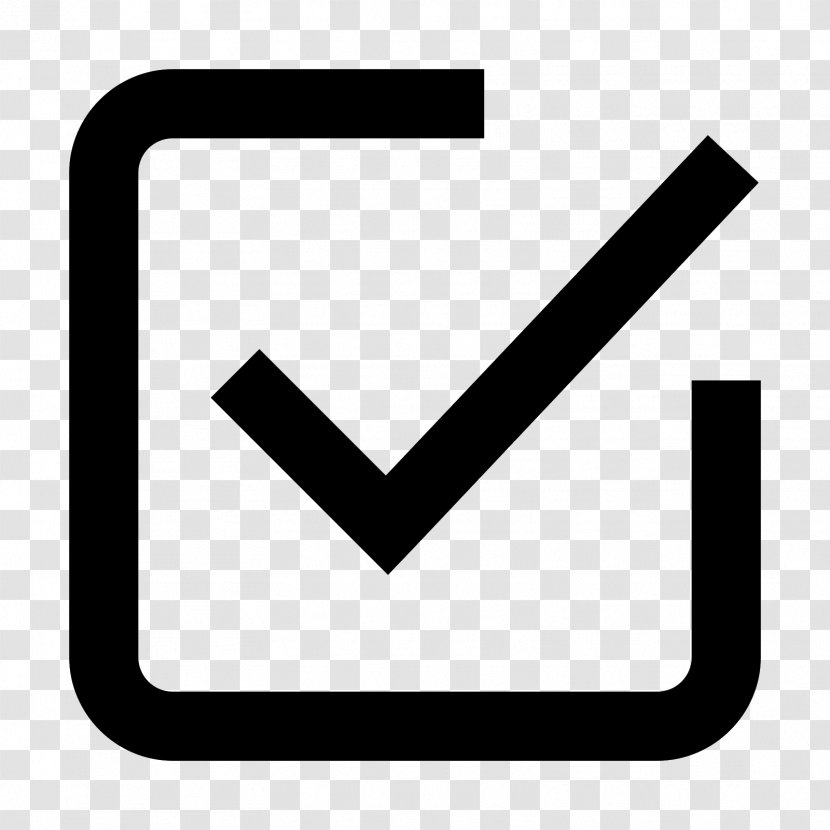 Check Mark Checkbox - Symbol - Tick Transparent PNG