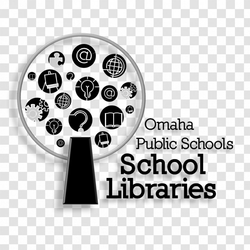 Omaha Public Library Librarian Information - Black And White Transparent PNG