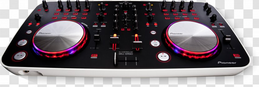 DJ Controller Virtual Pioneer Disc Jockey Audio Mixers - Silhouette - Dj Transparent PNG