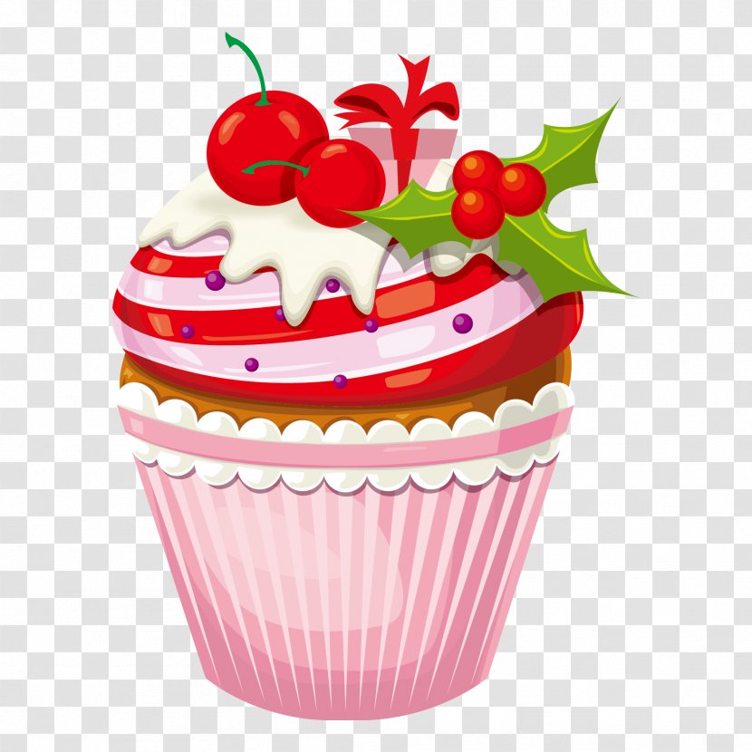 Cupcake American Muffins Frosting & Icing Candy Cane Tart - Baking Cup - Cake For Thanks Transparent PNG