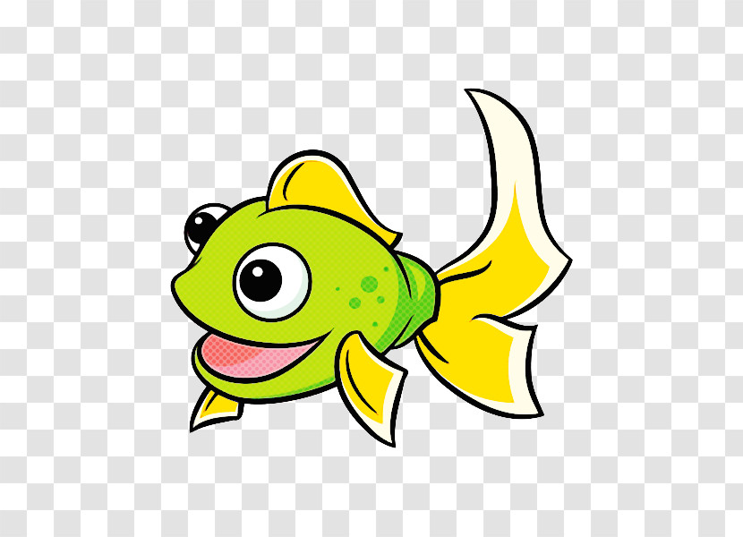 Leaf Cartoon Fish Yellow Meter Transparent PNG
