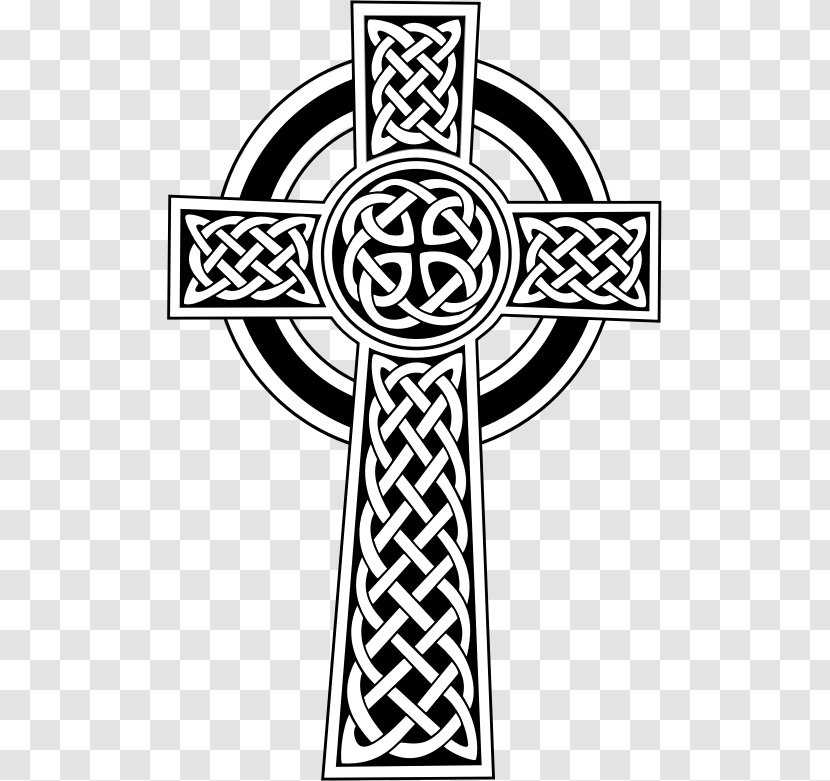 Celtic Cross Christian Symbol Illustration - Knot Transparent PNG