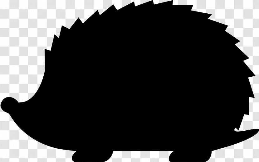 Hedgehog Silhouette Clip Art - Public Domain - Emoticons Vector Transparent PNG
