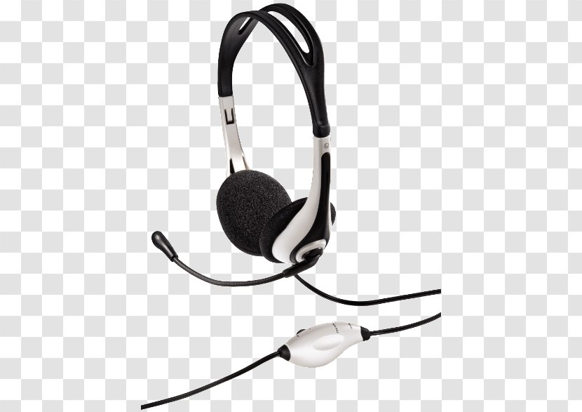 Headphones Microphone Hama HS-55 - Stereophonic Sound - HeadsetBehind-the-neck Mount SoundLogitech Usb Headset 250 Transparent PNG