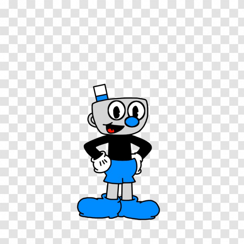 Clip Art Product Technology Line Text Messaging - Fictional Character - Cuphead Deviant Transparent PNG