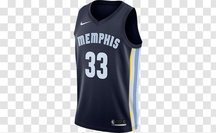 Memphis Grizzlies NBA Playoffs Jersey Swingman - Nba Transparent PNG