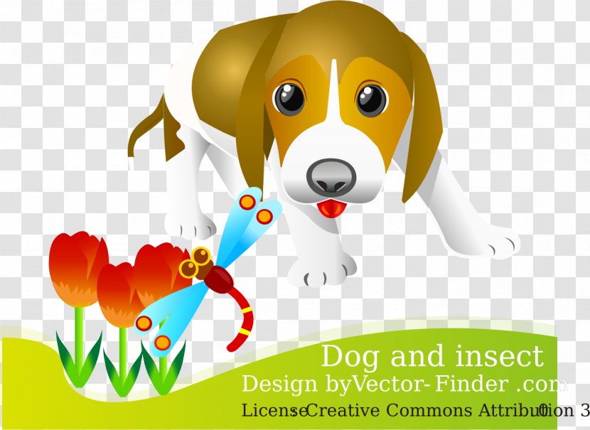Dog Puppy Vector Graphics Clip Art Illustration - Beagle Transparent PNG