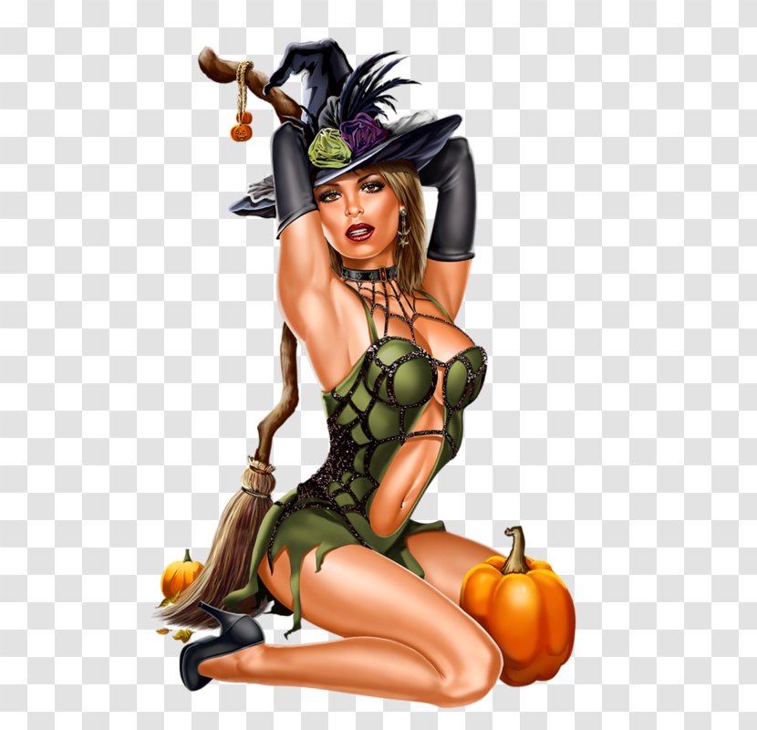 Witch Vampire Woman Halloween - Female Transparent PNG