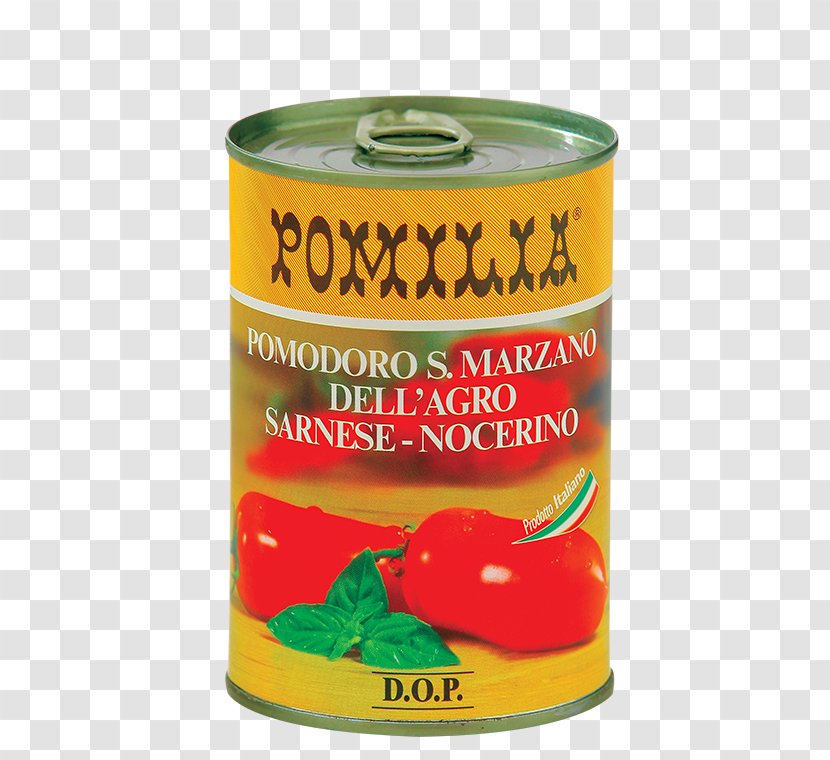 San Marzano Tomato Sul Sarno Pizza Pomodoro Pelato Canned - Sauces Transparent PNG