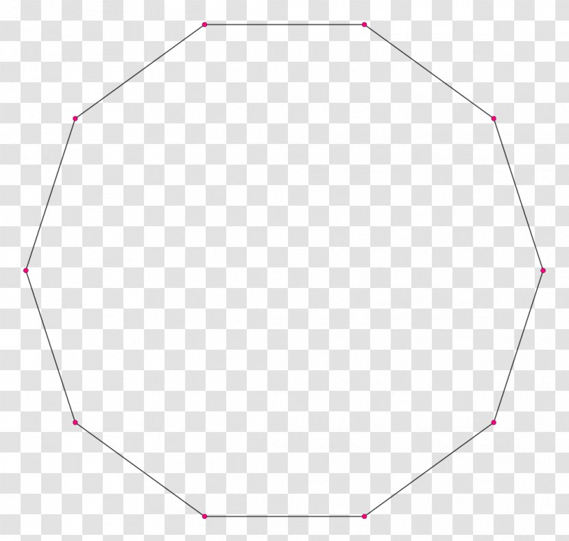 Hendecagon Regular Polygon Geometry Point In - Vertex - Angle Transparent PNG