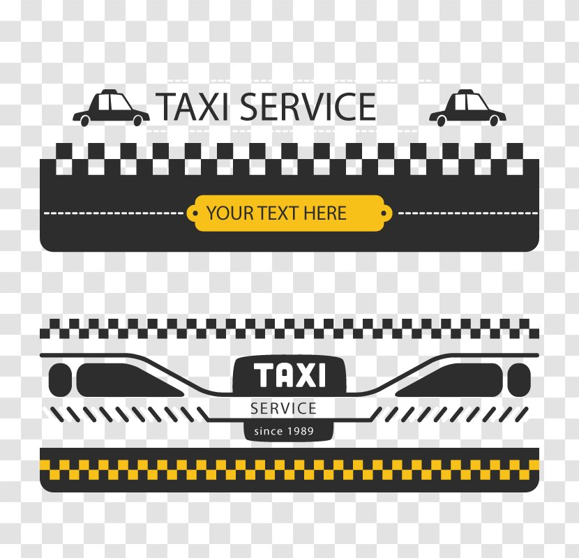 Taxi Download Service - Label Transparent PNG