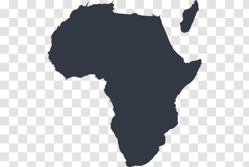 Africa Blank Map World - Mapa Polityczna Transparent PNG
