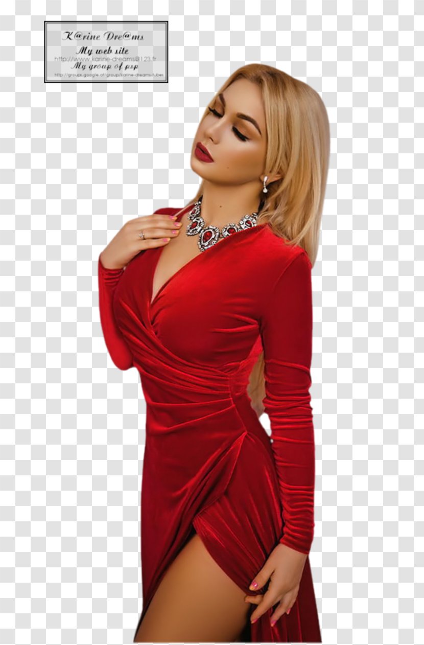 Pretty Woman Red - Cartoon - Tube Transparent PNG