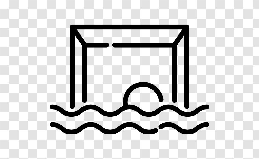 Pool Icon - Black And White - Water Polo Transparent PNG