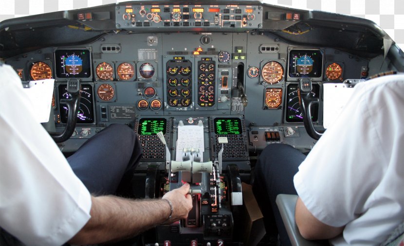 Airplane Aircraft Flight Helicopter Cockpit - Glass Transparent PNG