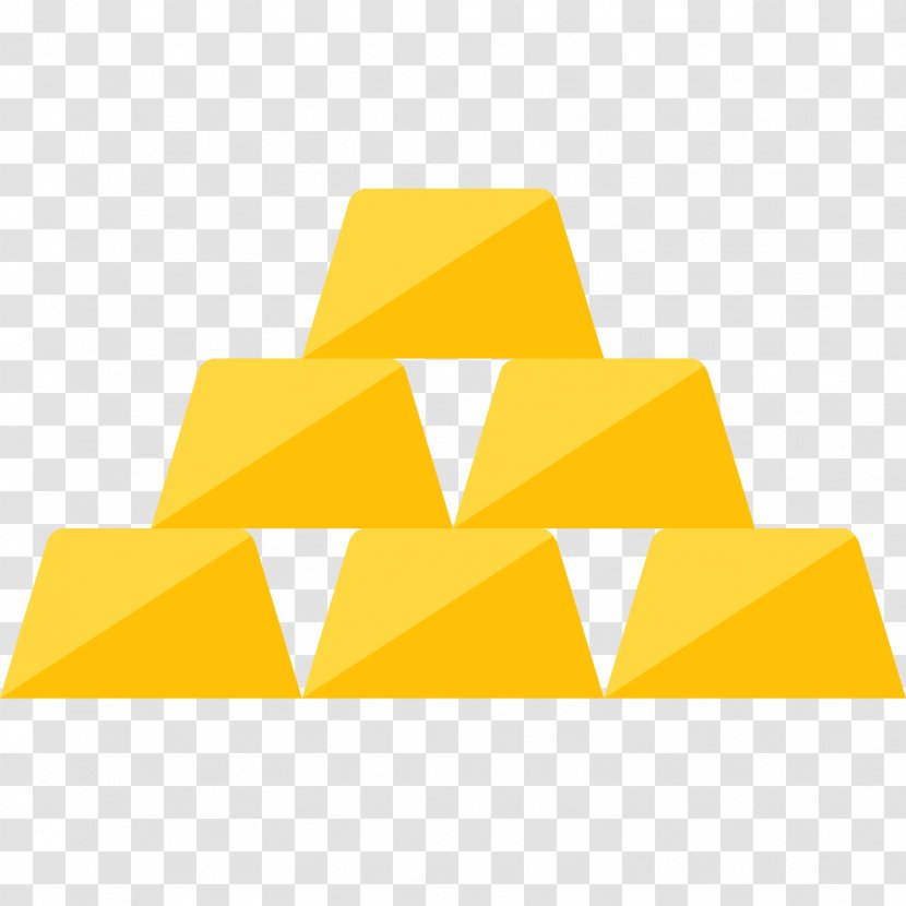 Gold Bar Symbol - Yellow - Bars Transparent PNG