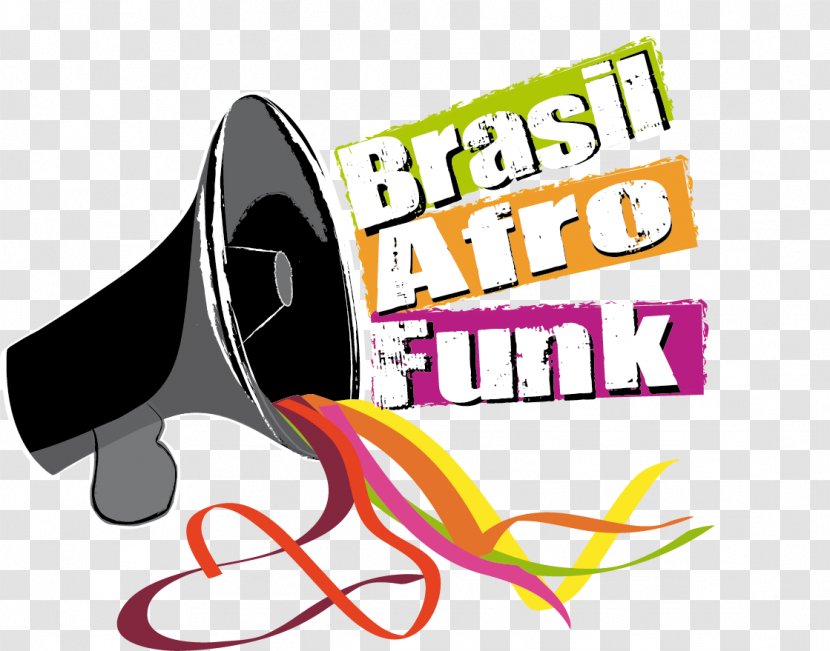 Brasil Afro Funk Illustration Logo Design Dance - Megaphone - Benevolat Pattern Transparent PNG