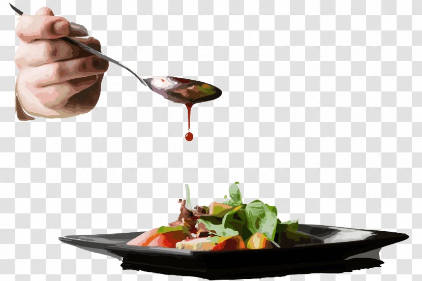 Raw Foodism Restaurant Mediterranean Cuisine Italian - Cutlery - Saffron Transparent PNG