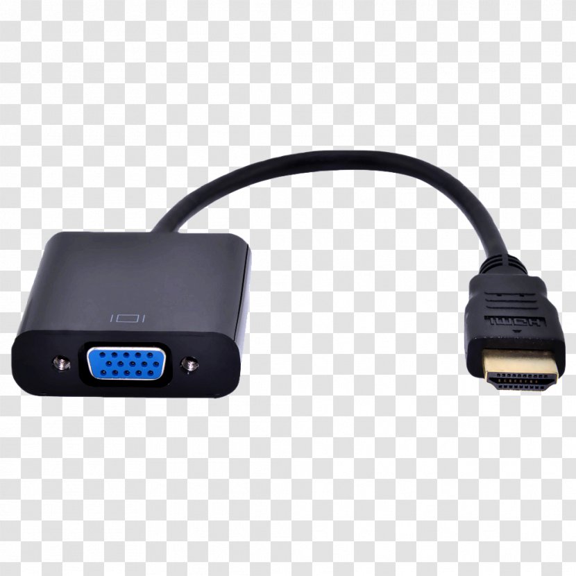 Laptop HDMI VGA Connector Adapter Computer Monitors - Hdmi Transparent PNG
