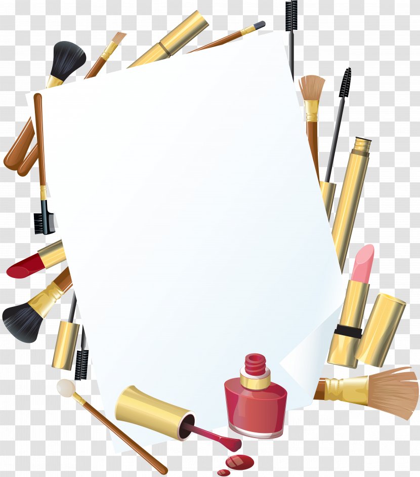 Cosmetics Makeup Brush - Cream - COSMETIC Transparent PNG