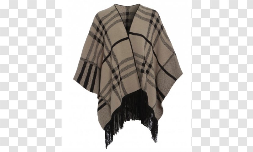 Poncho Tartan Wool Outerwear Sleeve - Woolen - Bat Woman Transparent PNG