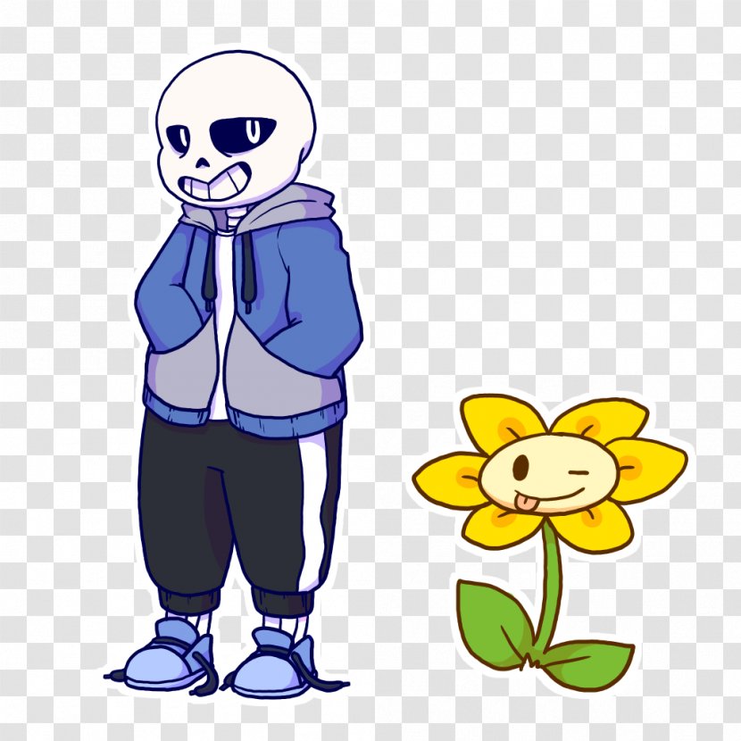 Undertale Au Flowey Flower Clip Art - Child Transparent PNG