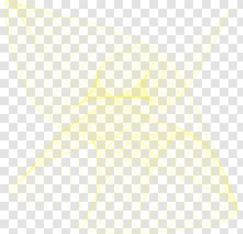 Paper Line Pattern - Yellow Transparent PNG
