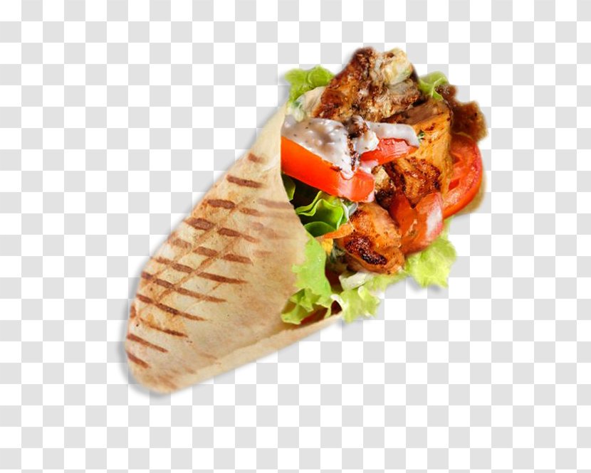 Doner Kebab Shawarma Gyro Lavash - Street Food - Chicken Transparent PNG