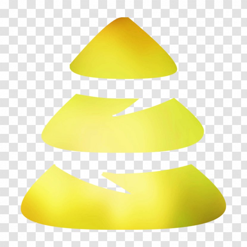 Yellow Product Design - Cone Transparent PNG