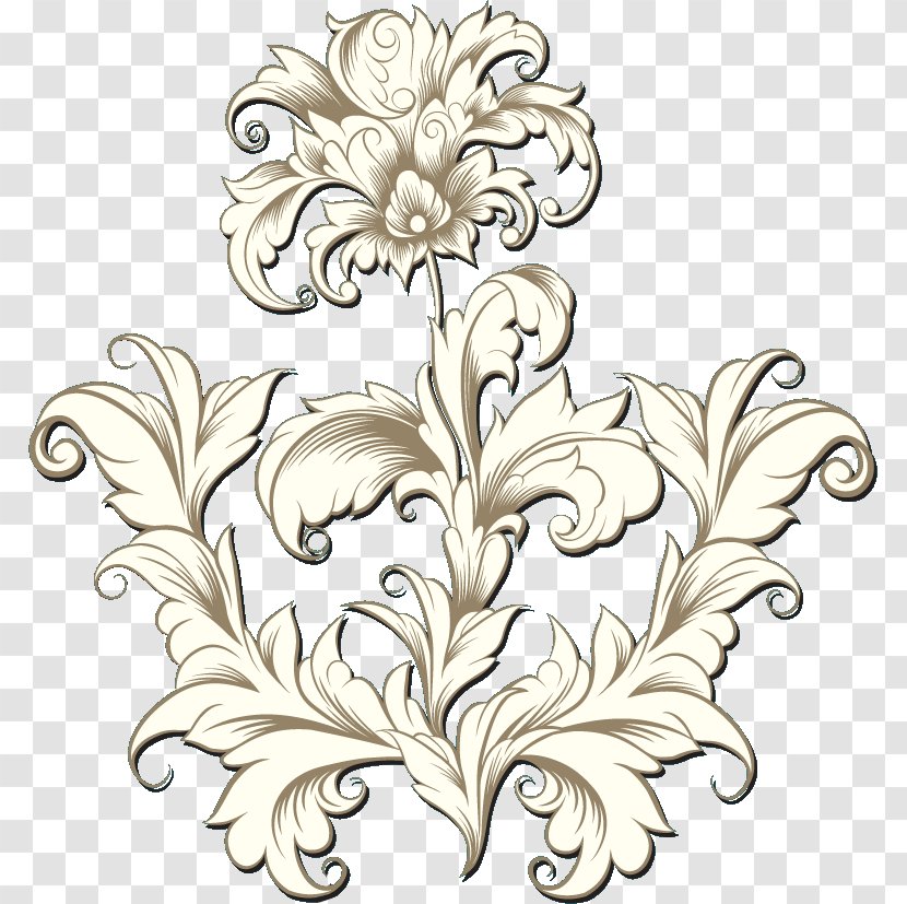 Floral Design Visual Arts Flower Clip Art - Line - Symmetry Transparent PNG