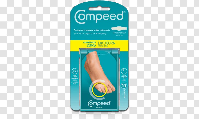 Compeed Callus Corn Adhesive Bandage Cushion - Blister Transparent PNG