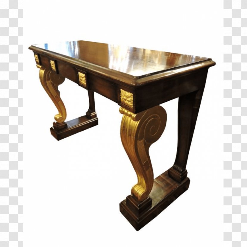 Furniture - Table - Gold Pillars Transparent PNG