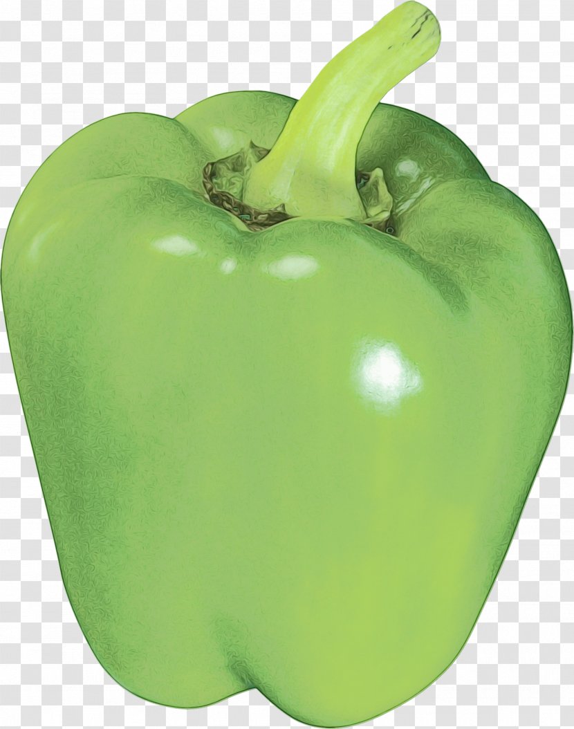 Vegetable Cartoon - Green Bell Pepper - Granny Smith Fruit Transparent PNG