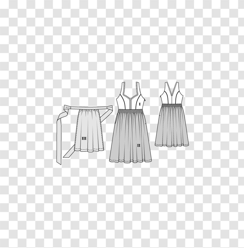 Dress Clothes Hanger White Pattern - Skirt Transparent PNG