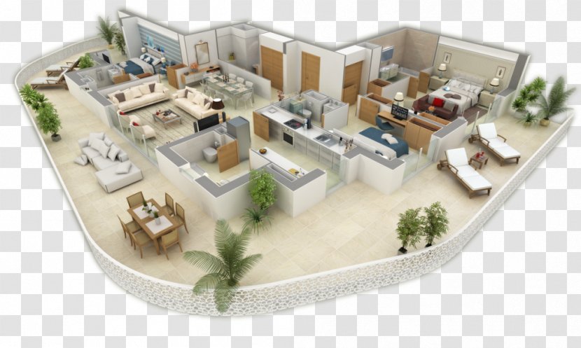 Virtual Reality Tour Posible - 3D Floor Plan Transparent PNG